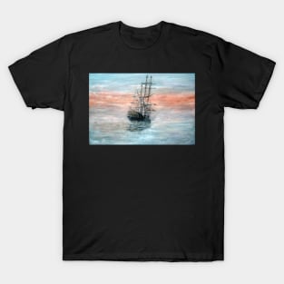 BOUNTY BECALMED IN THE MIST T-Shirt